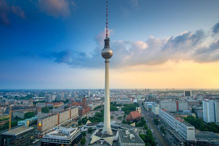 vista panoramica de berlin y sy skyline