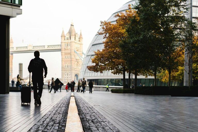 Fin de semana en una ciudad Europea - turista en Londres
