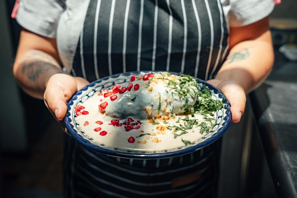 Comida Mexicana: chiles en nogada