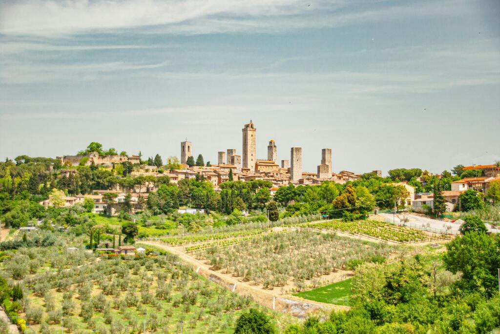 El skyline medieval de San Gimignano con sus torres características.
