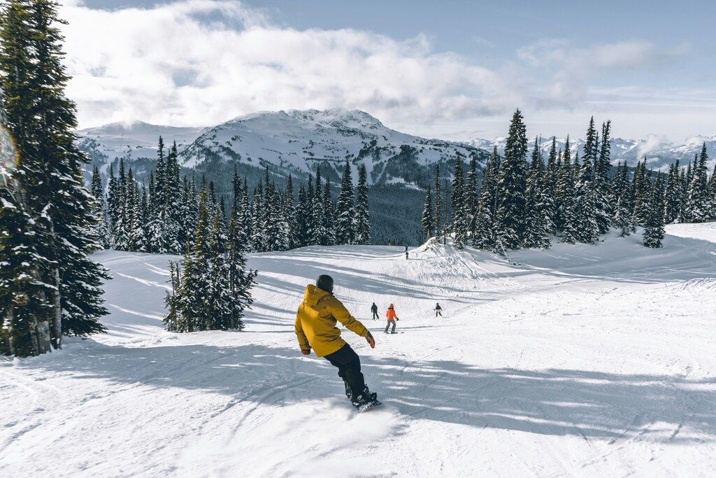 Personas esquiando en Whistler Blackcomb