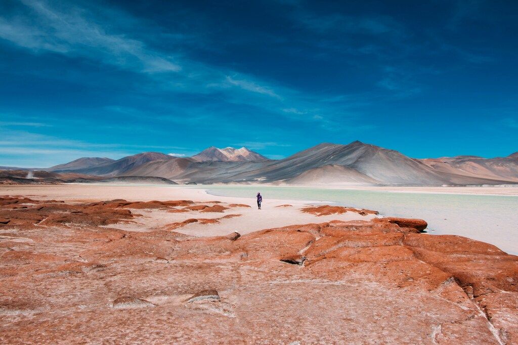 Mirador natural de Piedras Rojas, Desierto de Atacama