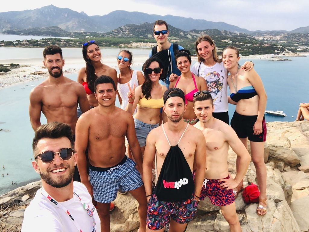 WeRoad viaje organizado en Cerdeña 