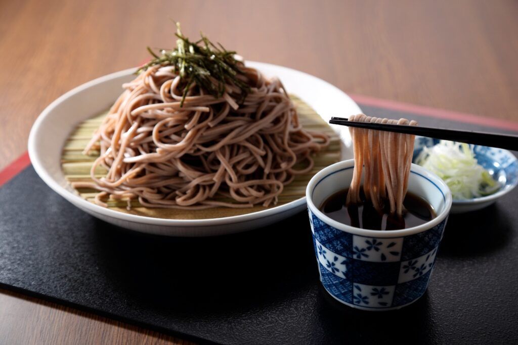 Fideos Toshikoshi Soba para Nochevieja.